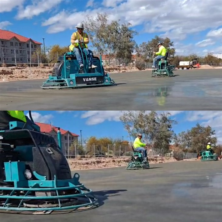 VS1046 concrete double power trowel machine